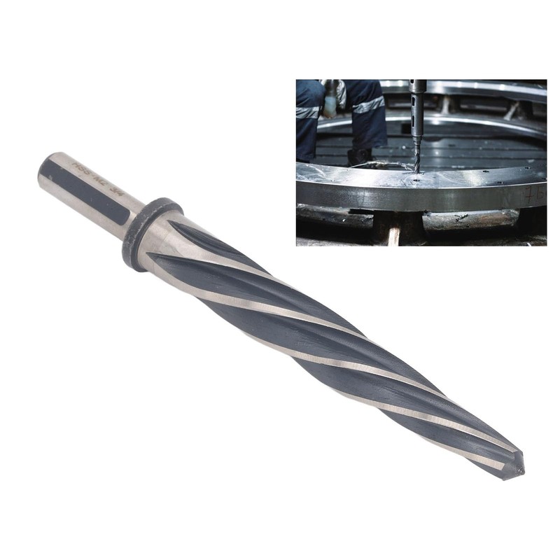 5 Flutes Spiral Flute Taper Bridge Reamer, HSS6542 M2 High
