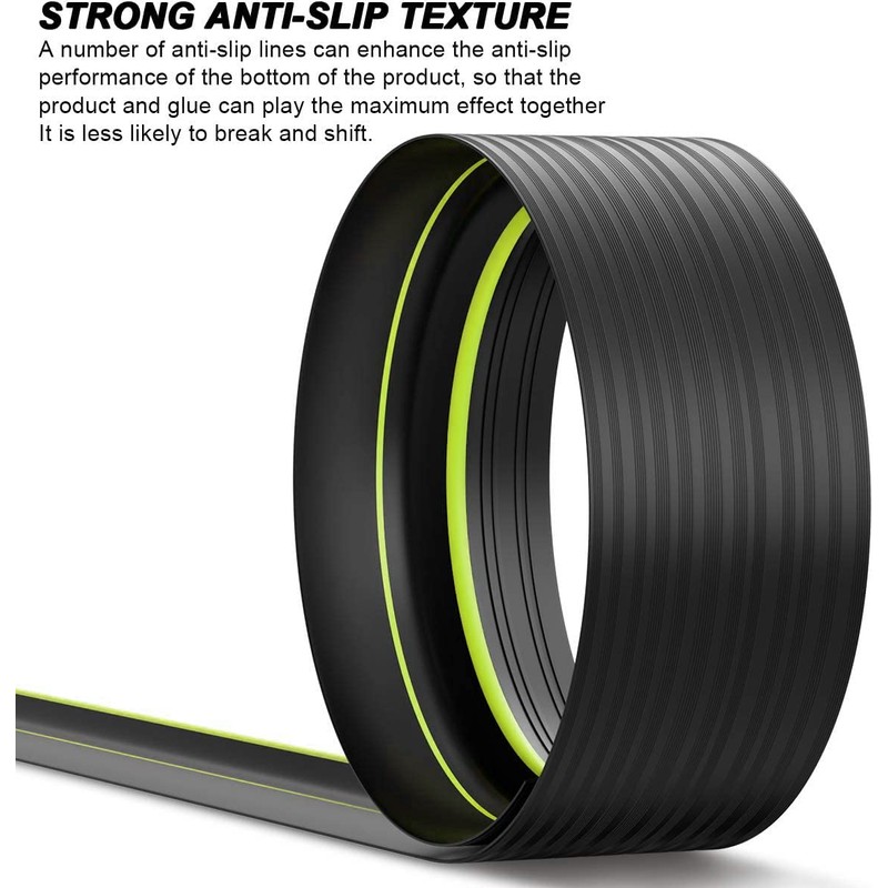 Jin&Bao Universal Garage Door Threshold Seal Strip 20FT Kit, Bottom