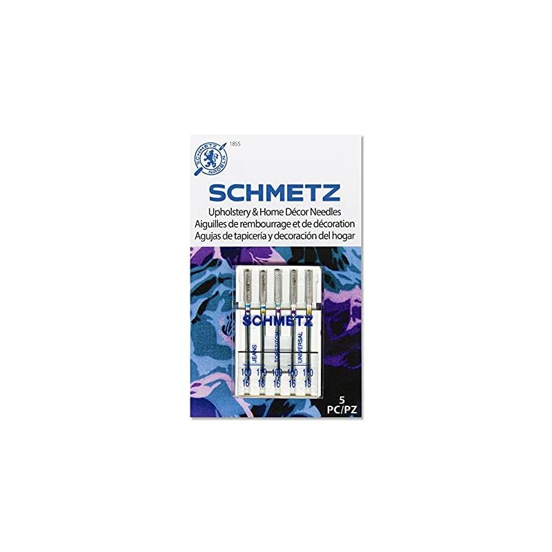 Schmetz Upholstery & Home Decor Needles-Machine, None 10