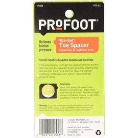 ProFoot Vita-Gel Toe Spacer 2 Each (Pack of 4)