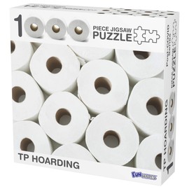 1000 Piece Jigsaw Puzzle, Toilet Paper Puzzle, TP Hoarding - Funny and Unique Puzzle