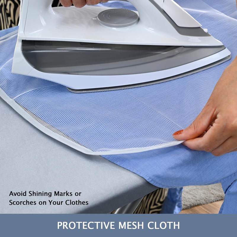 SheeChung 12.5"x32" Small Table Top Ironing Board Cover and Pad,Fits