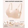 Ekouaer Maternity Nursing Bra for Breastfeeding Pregnancy Comfortable Sleeping Bralette