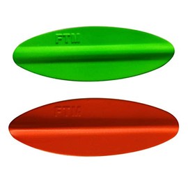 Fishing Tackle Max FTM Omura Inline Maxi Spoon 3.5 g UV Orange UV Green 5200357 Flow Indicator Inline Indicator Spoon Fishing Ultra Light