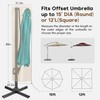 uHousDeco Cantilever Umbrella Covers for Outdoor Umbrellas 9ft to 12ft,