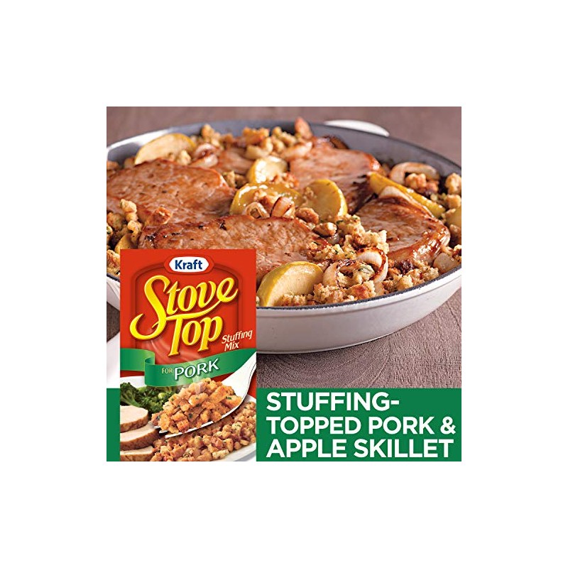 Stove Top Pork Stuffing Mix 6 oz [1-Box] - 2-Boxes