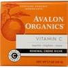 Avalon Organics Renewal Crème Riche with Vitamin C, 1.7 Oz