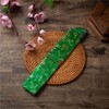 PHILSP Fan Protector Hand Fan Cover Bag Vintage Embroidery Floral