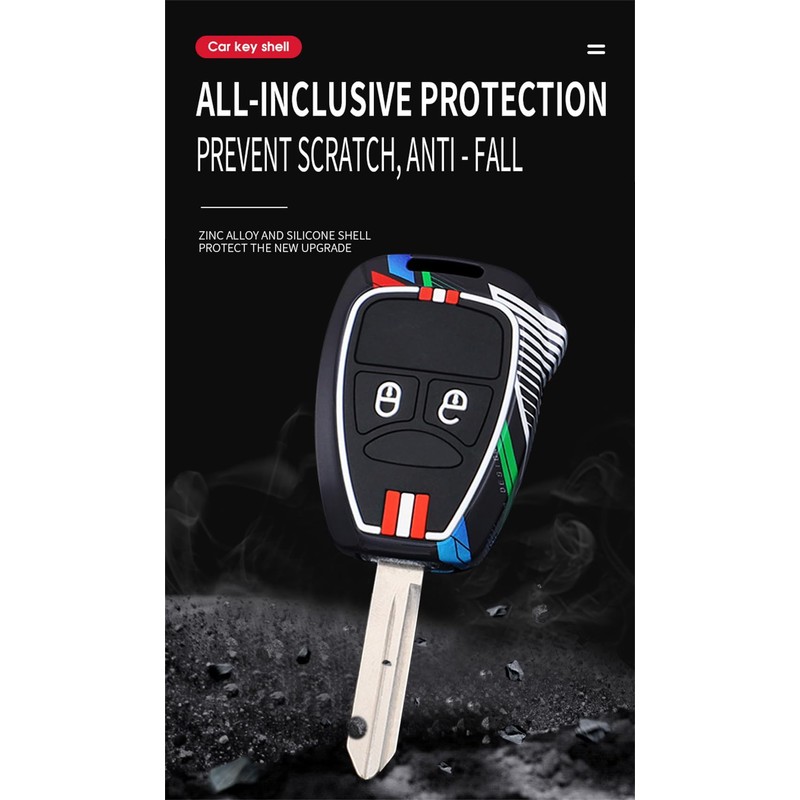 ontto luminous car key fob cover fit for Jeep Commander