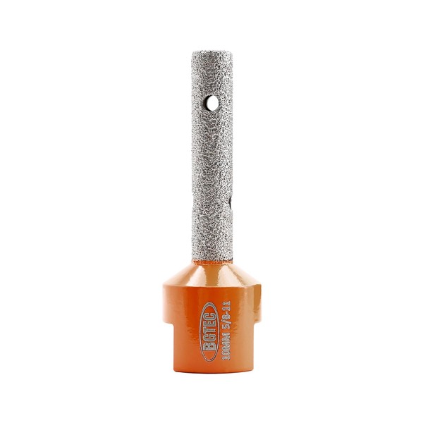 BGTEC Diamond Finger Milling Bits Dia 3/8"(10mm) 5/8"-11 Thread for