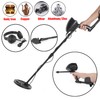 Artudatech Shovel & Headphone & Metal Detector Gold Digger Hunter