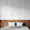 Hicarer 9 Pcs X and O Shaped Hanging Wall Art