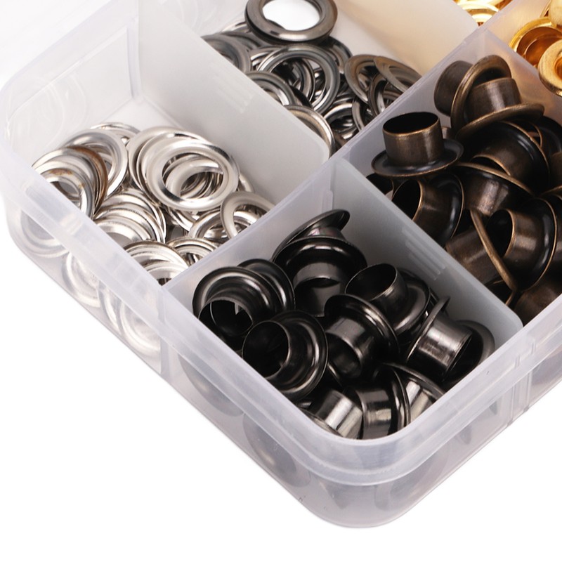 Grommet Tool Kit Sturdy Colorful Plating Easy Installation Metal Grommets