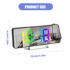 Projection Alarm Clock, Digital Display Alarm Clock 8.1 Inch RGB,