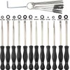 AUTOKAY 23 Pcs Carburetor Adjustment Tool Screwdriver Kit for Common
