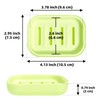 Double Layer Draining Soap Dish, Plastic Dishwashing Sponge Soap Holder