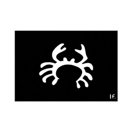 Pochoir pour le Corps format 3'' X 4'' #16 Crabe