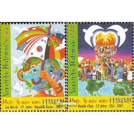 Prophila Collection UNO - Wien 451-452 (kompl.Ausg.) gestempelt 2005 Weltfriedenstag (Briefmarken für Sammler)