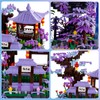 APENGBAOL Cherry Blossom Tree House Micro Mini Building Block Sets,