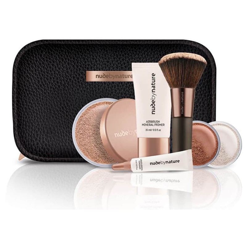 nude by nature Complexion Essentials Starter Kit, Light/Medium