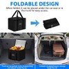 Alaoo 20L Foldable Insulated Bag for Food Travel Camping, Black,