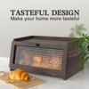 LOHASOK Bread Box for Kitchen Countertop Large Farmhouse Bread Container