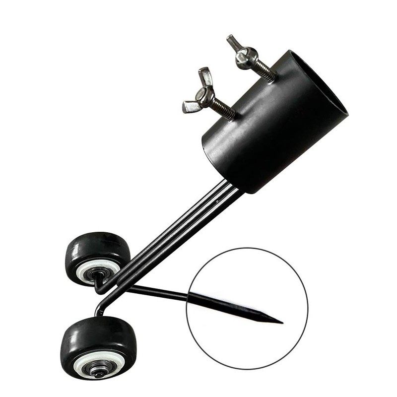 tooloflife Adjustable Manual Weeder with Wheel for Moss and Weeds
