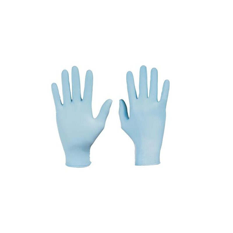 Nitrile Gloves Nitrile Blue; rolled wrist Parts, ungepude, Manufacturer Order...