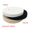 BornFeel Cotton Tape 25mm Bunting Tape Natural White/Black/White Herringbone Roll