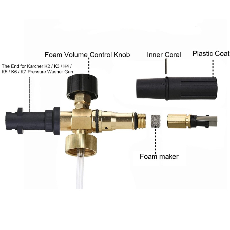 Tool Daily Snow Foam Cannon Lance for Karcher Pressure Washer,