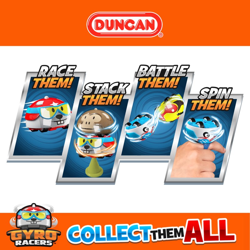 Duncan Toys Gyro Racer, Racing Toy with Gyro Technology, Duncan
