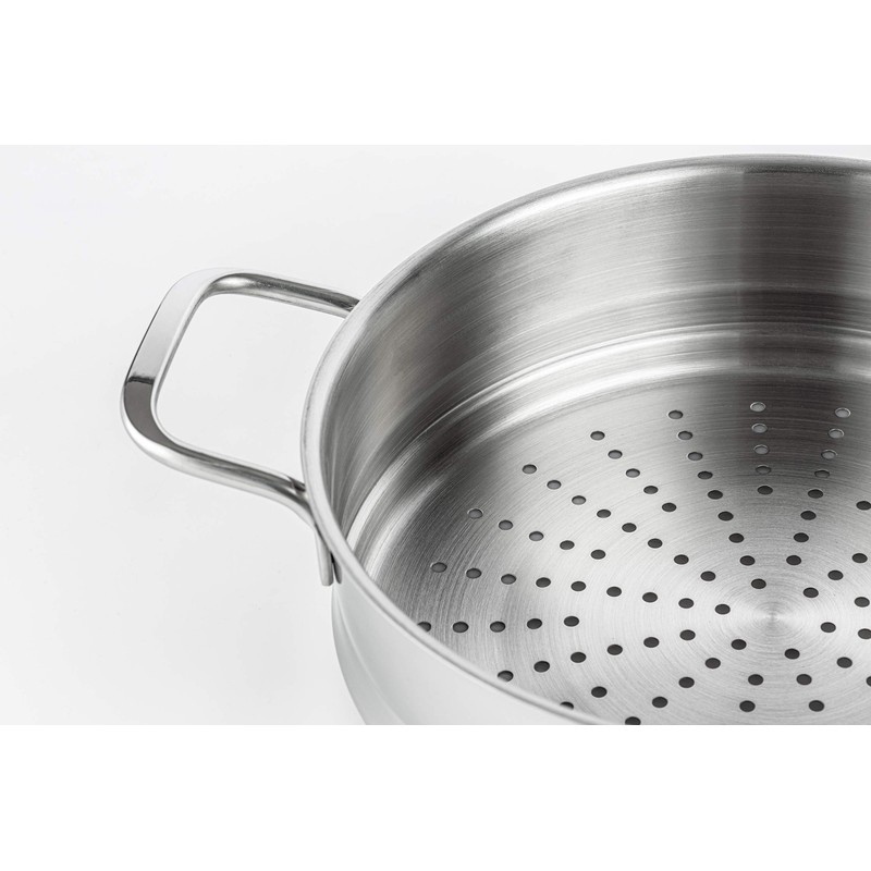 Prime Cook 3'' High Wall Stainless Steel Steamer Basket (9.45''/24CM)