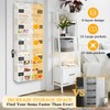Over the Door Organizer, 5-Tier Extra Large Storage with 10