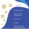 Metric Hexagonal (Hex) Full Nuts Solid Brass Various Sizes And
