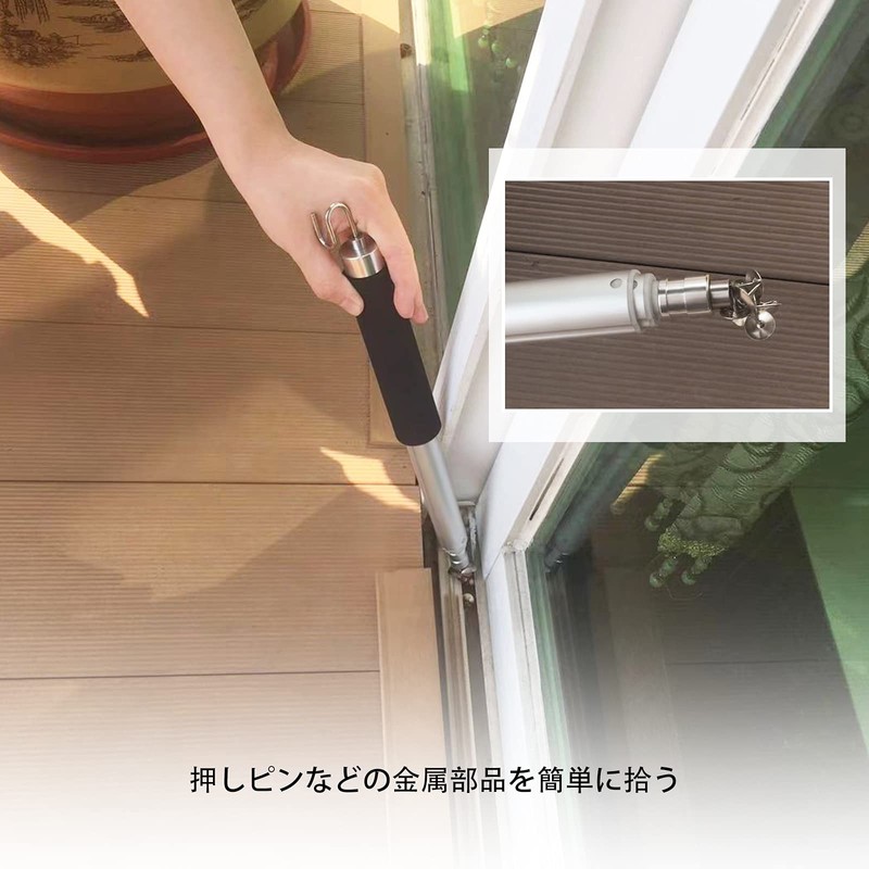 KOMCLUB Pickup Tool for Cable Wiring Work with Magnets, Magnetic