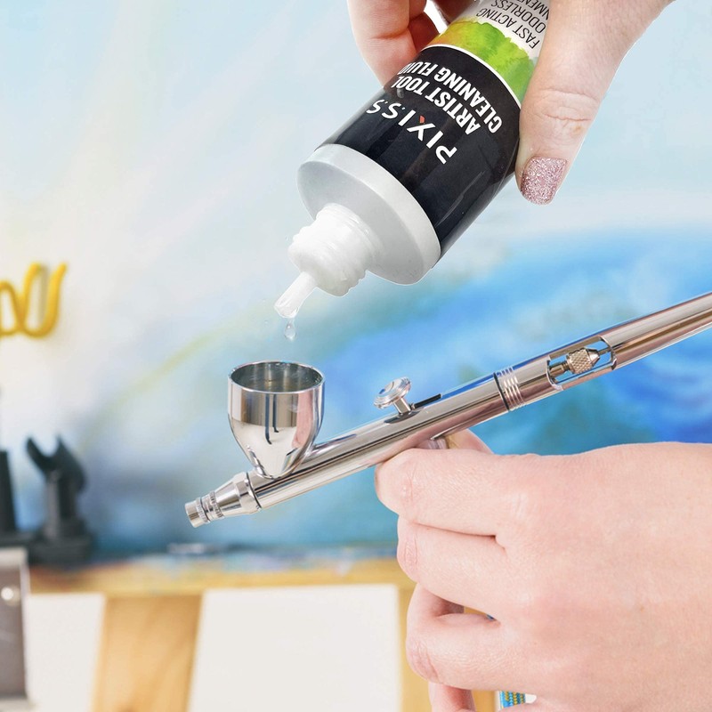 Airbrush Cleaner Kit With Brush Cleaner Solution - Ultimate Airbrush