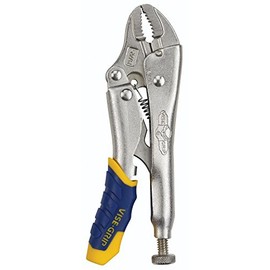 IRWIN Tools VISE-GRIP Locking Pliers, Fast Release, Curved Jaw with Wire Cutter, 5-Inch (9T)
