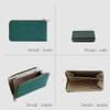 COTOCUL Women's Small Long Wallet, Genuine Leather, Italian Leather, Holds