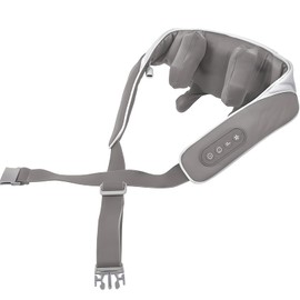 Fulove Mini 6D Neck Massager, Back Neck Massager with Heat, Electric Massager for Back & Shoulder, Massage Pillow for Neck, Back, Shoulder, Leg, Deep Massage at Home for Muscle Relaxation