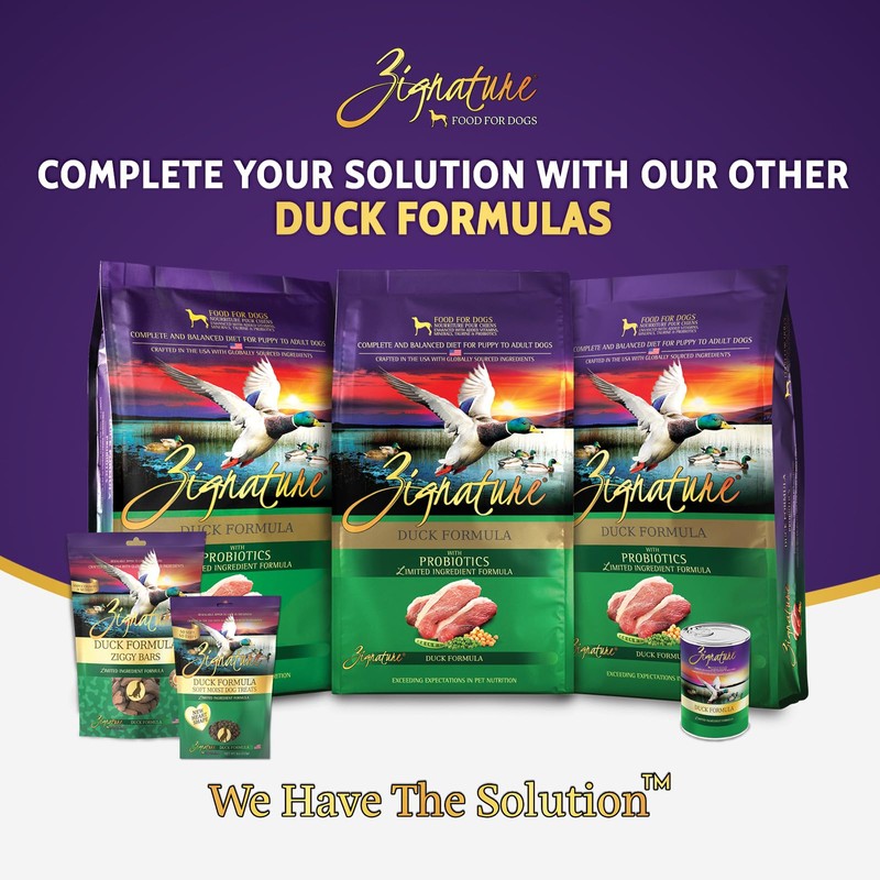 Zignature Duck Soft Moist Treats for Dogs