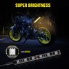 Nilight 2PCS 6-5050-SMD Waterproof Flexible Turn Signal Backup License Plate