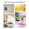 AICase Stand Fan,Folding Portable Telescopic Floor/USB Desk Fan with 7200mAh