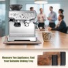 Sliding Tray for Coffee Maker, 360° Rolling Tray Appliance Slider