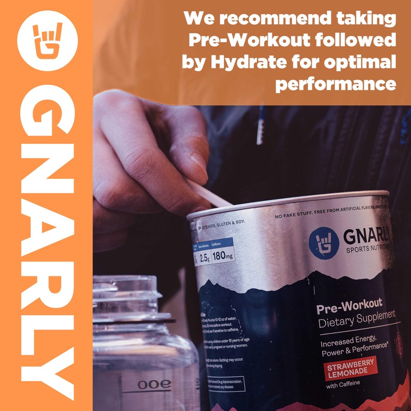 Gnarly Nutrition Hydrate Electrolyte Powder – Orange Pineapple Exercise Hydration