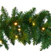 Nearly Natural 9ft. Christmas Pine Artificial Garland with 50 Warm