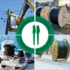 8ternityFiber Armoured Fibre Optic Cable LC to LC 15M/49FT, Armoured