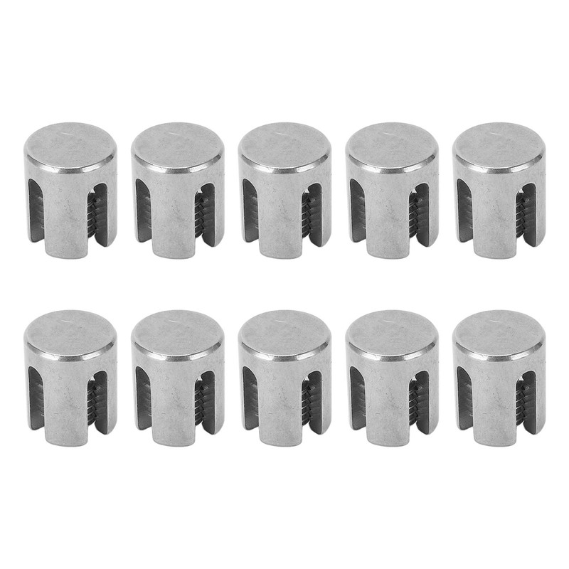 10Pcs Cross Cable Clamps 316 Stainless Steel Railing Wire Rope