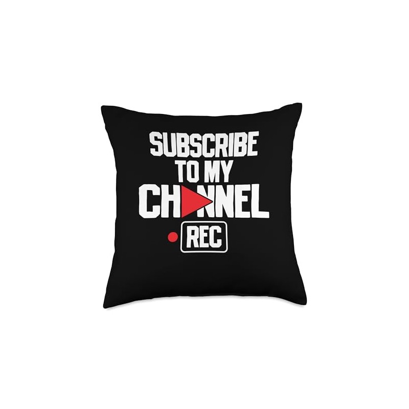 Content Creator Vlogger Vlog Streamer Influencer Throw Pillow
