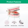 FAMULP 4 Pcs One Step Fake Braces,Clip on Braces with