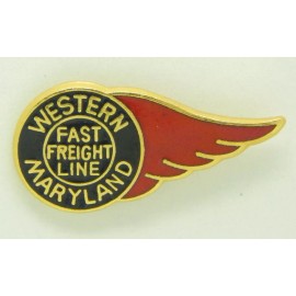 Railroad Hat-Lapel Pin/Tac -Western Maryland Railroad (WM)  #1455 -NEW